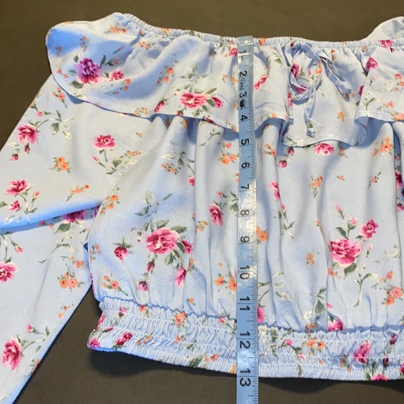 NWT 2 piece set top & skirt in Dusty Blue - Picture 11 of 12